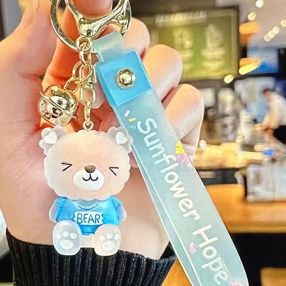 ❣️5|$25❣️jelly glazed Bear Keychain/charm. Adorable 🥰 
Your choice. 🆕 - Picture 4 of 6